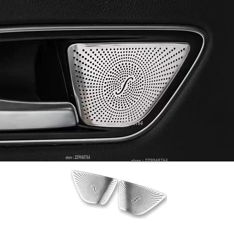 

For Mercedes Benz GLA CLA A Class X156 C117 W117 W176 2013-2019 Car Accessories Rear Door Handle Audio Speaker Cover Trim