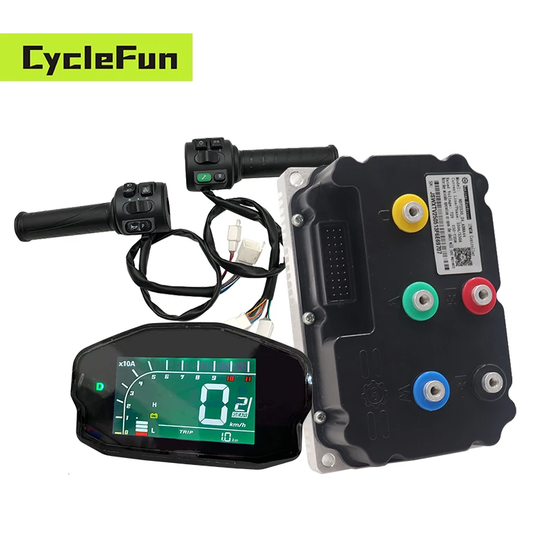 

DC 350A ND72530 Sine Wave FarDriver Controller with Bluetooth And DKD Display and Throttle Electric Scooter E-bike Accessories