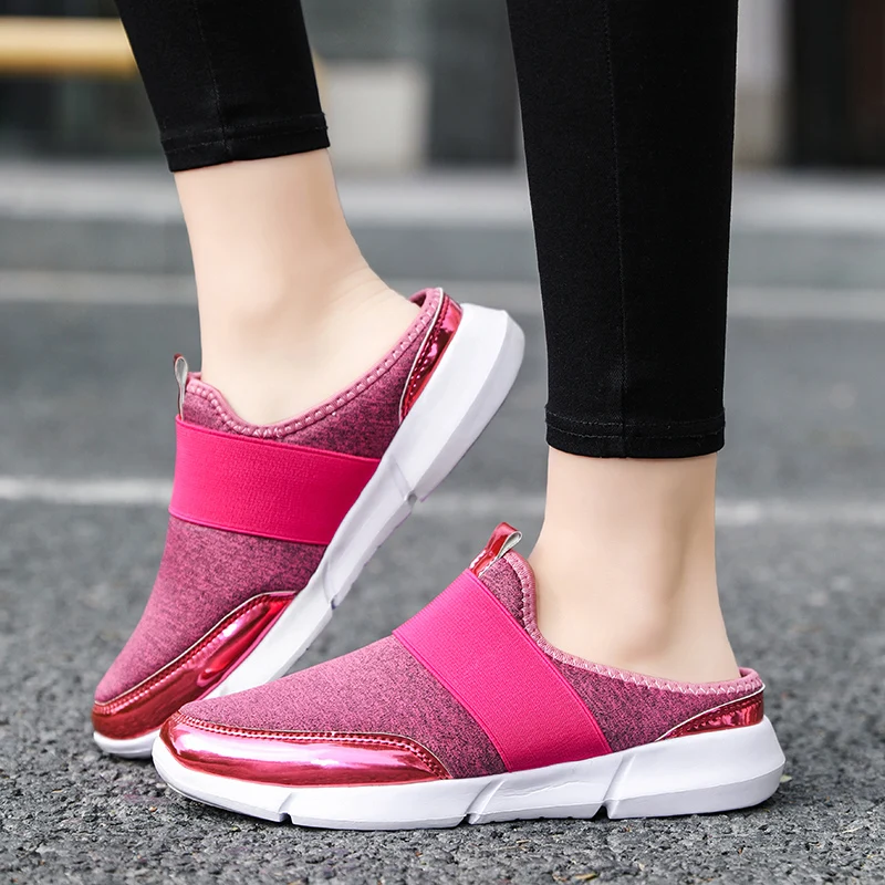 Women Slippers Summer Soft Comfortable Home Slippers Fashion Anti-slip Women\'s Sneakers Ladies Flats Mules Shoes Dropshipping