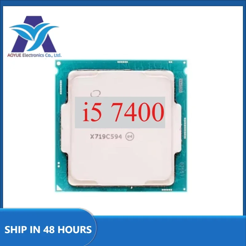 1pcs/lot INTEL Core i5-7400 i5 7400 3.0GHz Quad-Core Quad-Thread CPU Processor 6M 65W LGA 1151 Used Test perfect