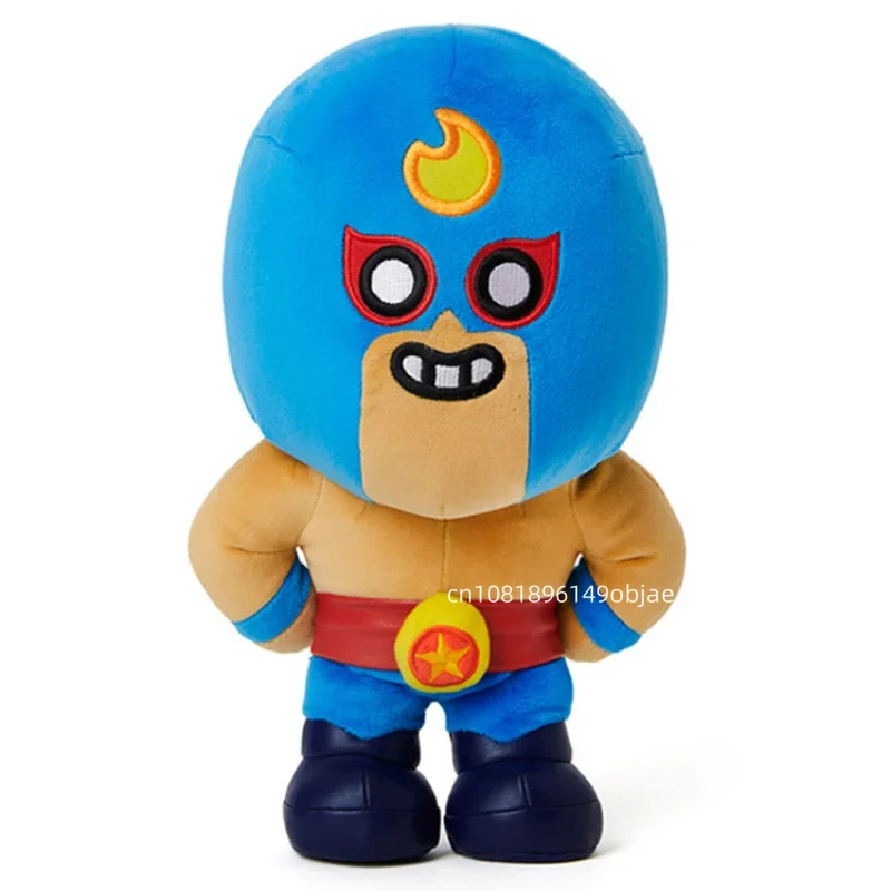 Kawaii Brawl Stars Plush Toy Poco Spike E Primo Clot Short Plush Game Activity Doll Collection Model Ornament Garage Kit Gift