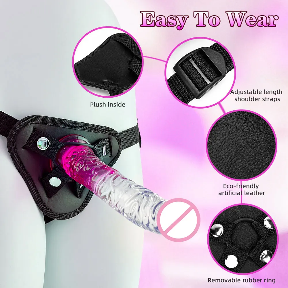 Harness Women Panties Realistic Penis Cock Strap-On Strapon Dildo With Suction Cup Dildo Belt Harness Sex Toys for Lesbian