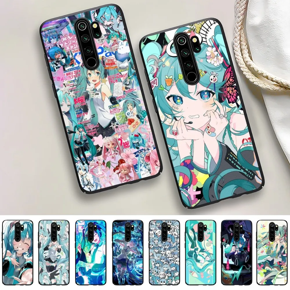 

Hatsune anime M-Miku For Redmi 5 6 7 8 9 10 plus pro 6 7 8 9 A GO K20 K30 K40 pro plus F3 Fundas