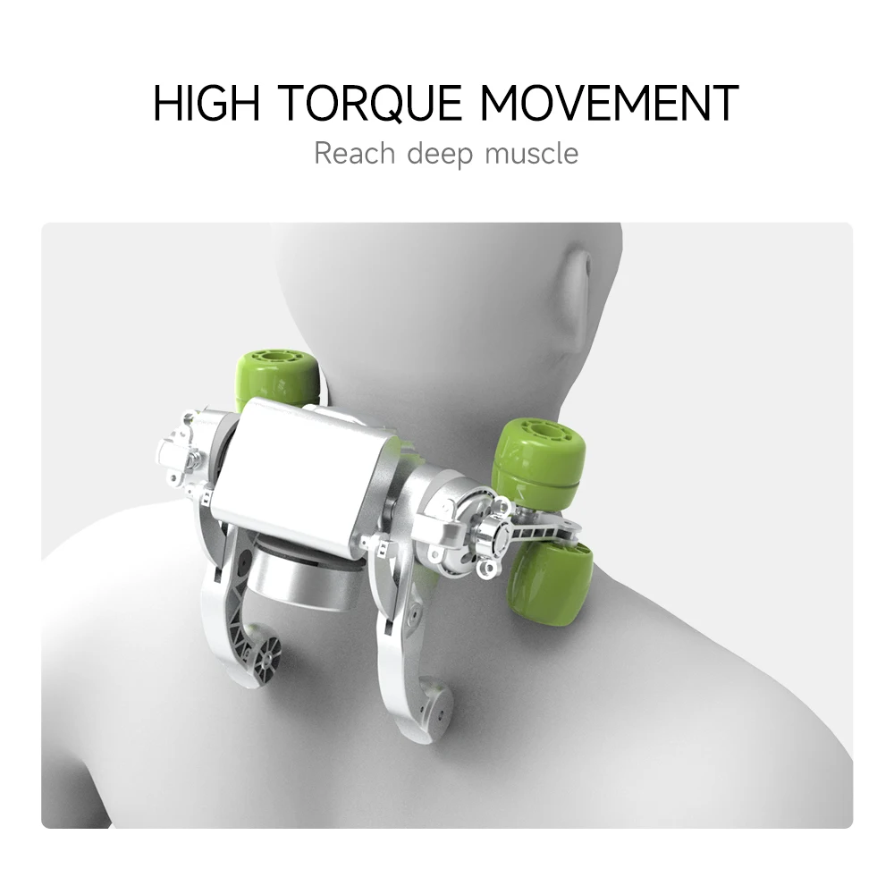 Darius وسادة كهربائية مدلك كامل الجسم الأنسجة العميقة العجن الساخن المستهدفة الاسترخاء الكتف الرقبة الظهر وظيفة ساخنة #4