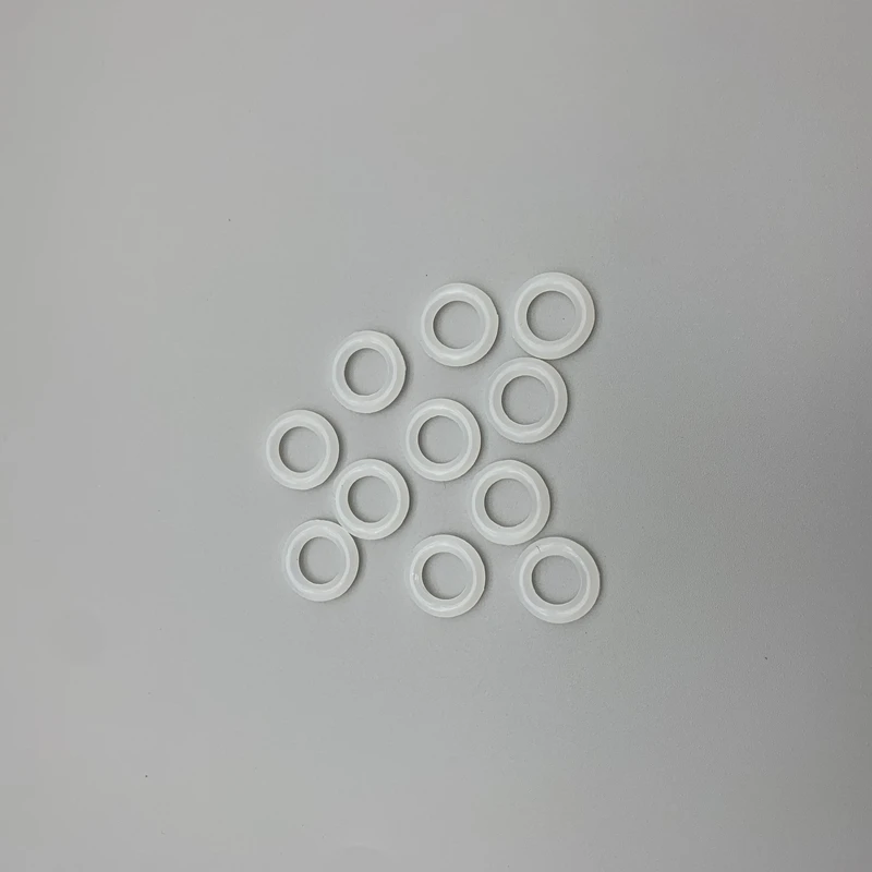 50 Stück Silikon ring dichtungen cs 1mm od 3mm ~ 40mm vmq weiß wasserdichte Unter leg scheibe Gummi Silikon dichtungen Gummi O-Ring