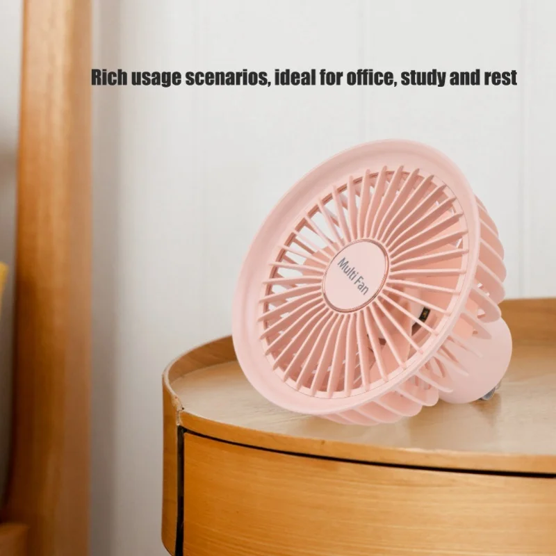Electric Fan Portable Multifunctional Usb Charging Outdoor Hanging Battery Powered Fan For Home Office Study Camping