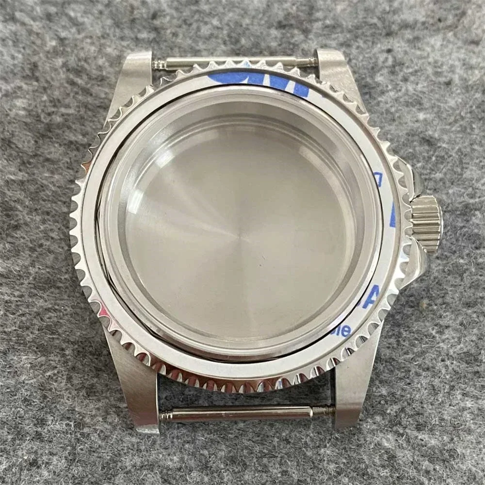 39.5mm NH34 120 Clicks Retro Watch Case 100 Meters Super Waterproof Stainless Steel Sapphire Mirror Case For NH35 NH36 Movement