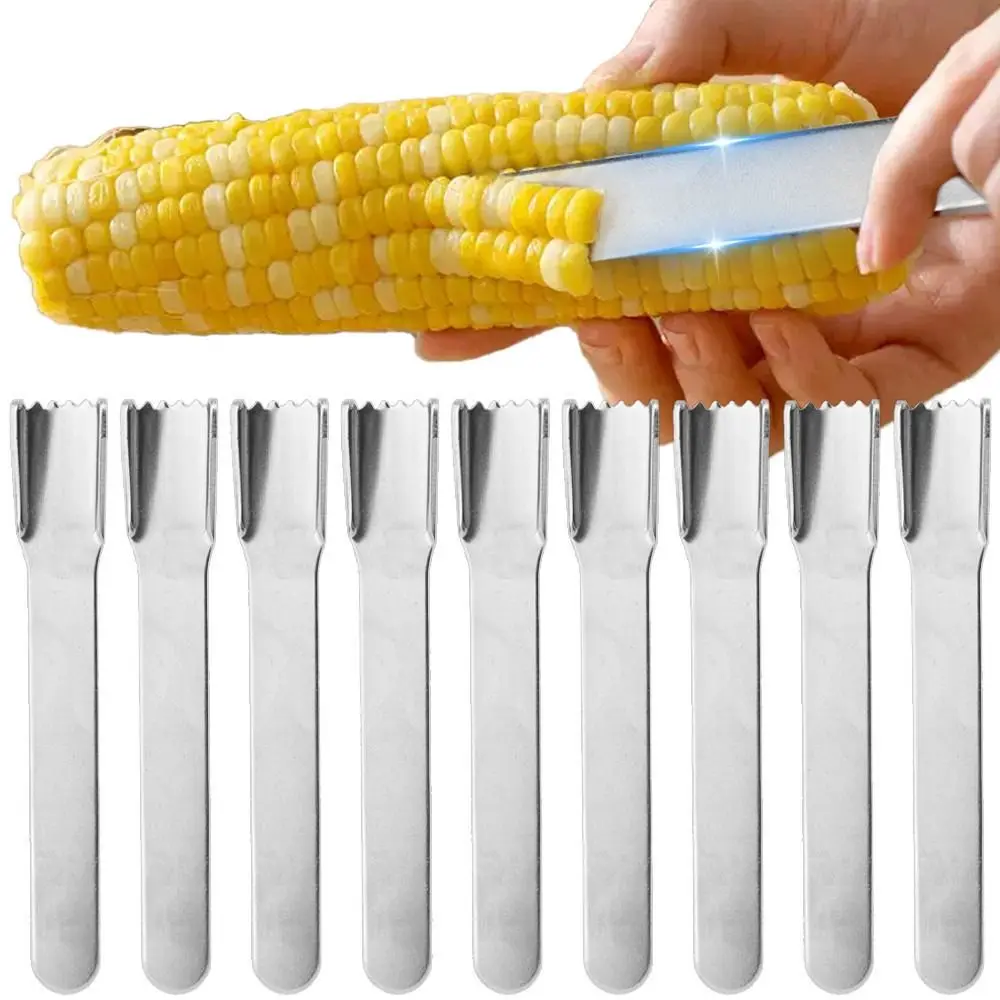 Creative Stainless Steel Corn Cob Peeler Planer Tool Quick Removing Corn Stripper Corn Kernel Removing