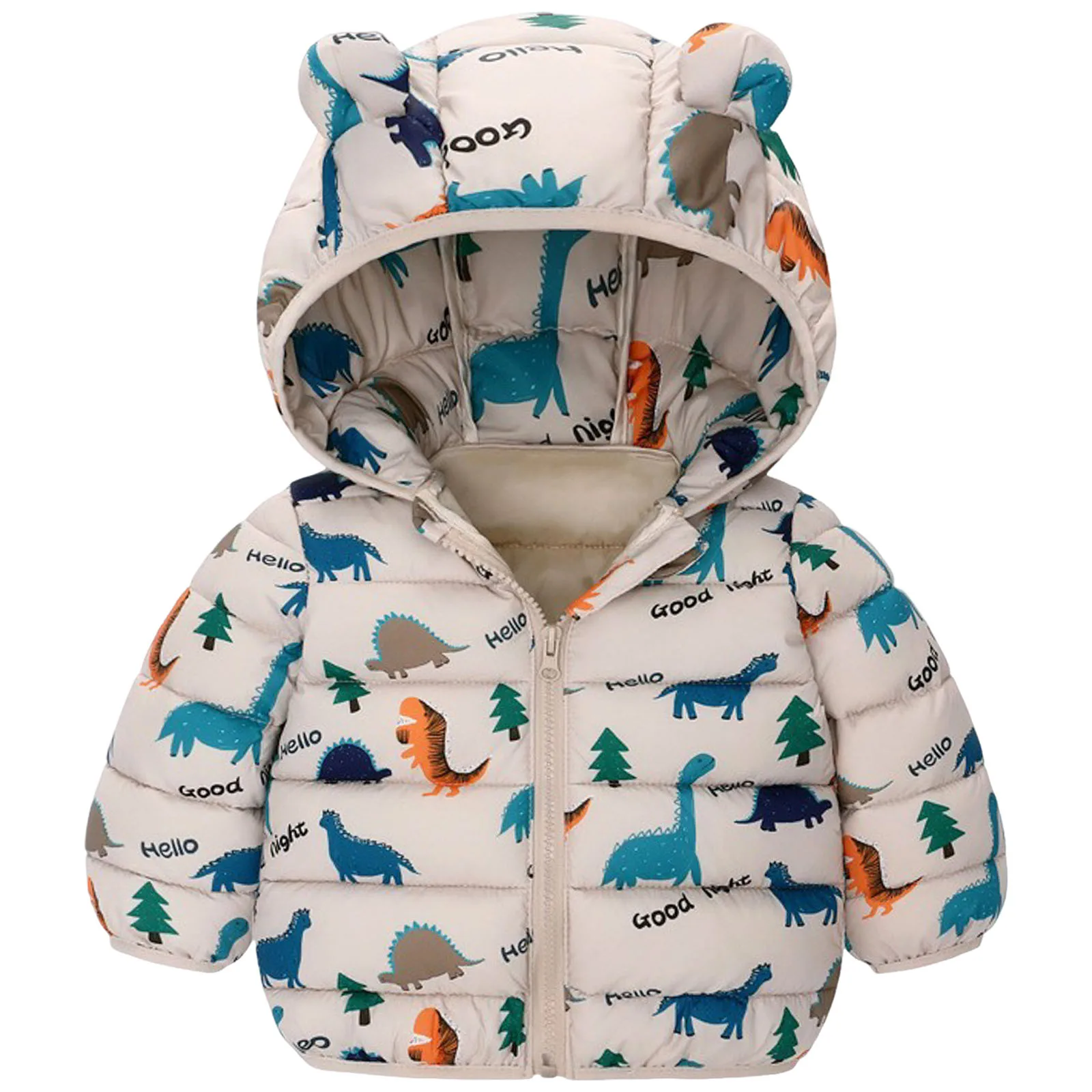 

Fleece Jackets For Toddler Boys Boys And Girls Baby Quilted Jacket With Hood Infant And Toddler Floral Soft Fleece Jacket Teen