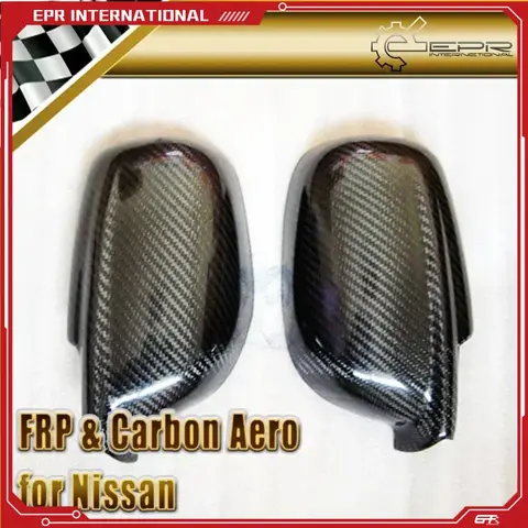Car Styling For Nissan Skyline R34 Real Carbon Fiber Mirror Cover