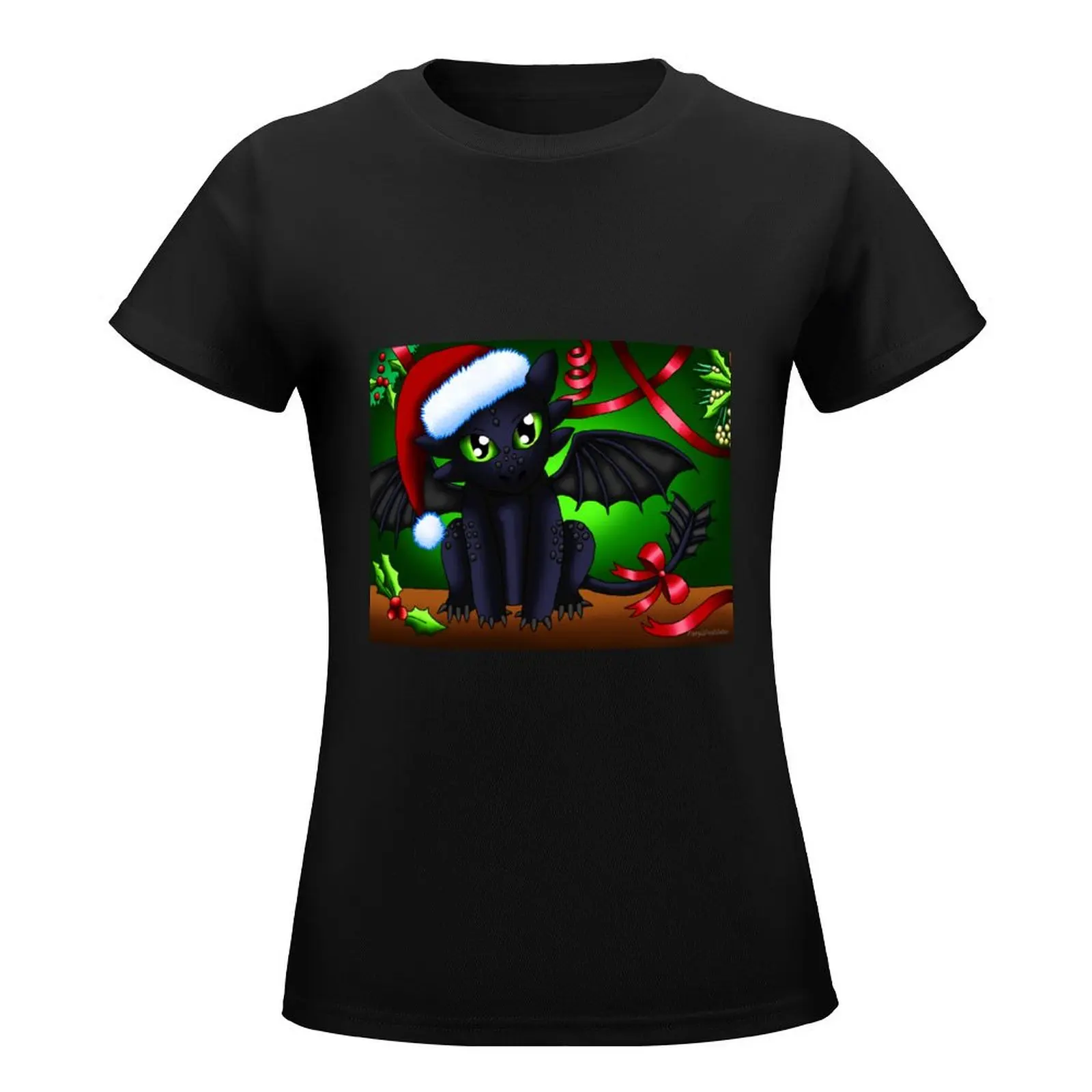 Christmas Artwork #6 (2019) - Part 1 T-Shirt female tops plus size tops Women clothes