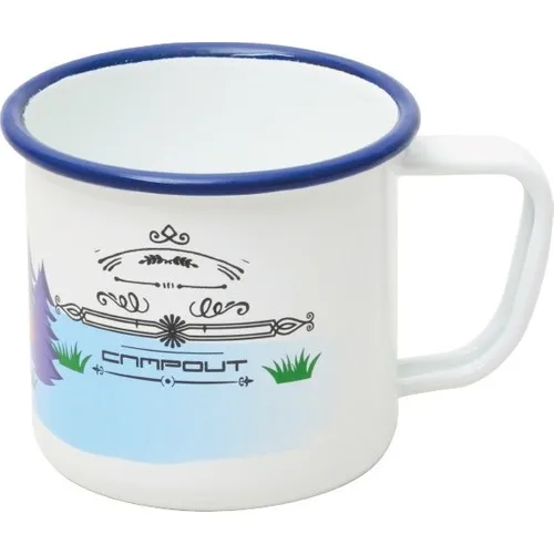 Nurgaz Enamel Mug White