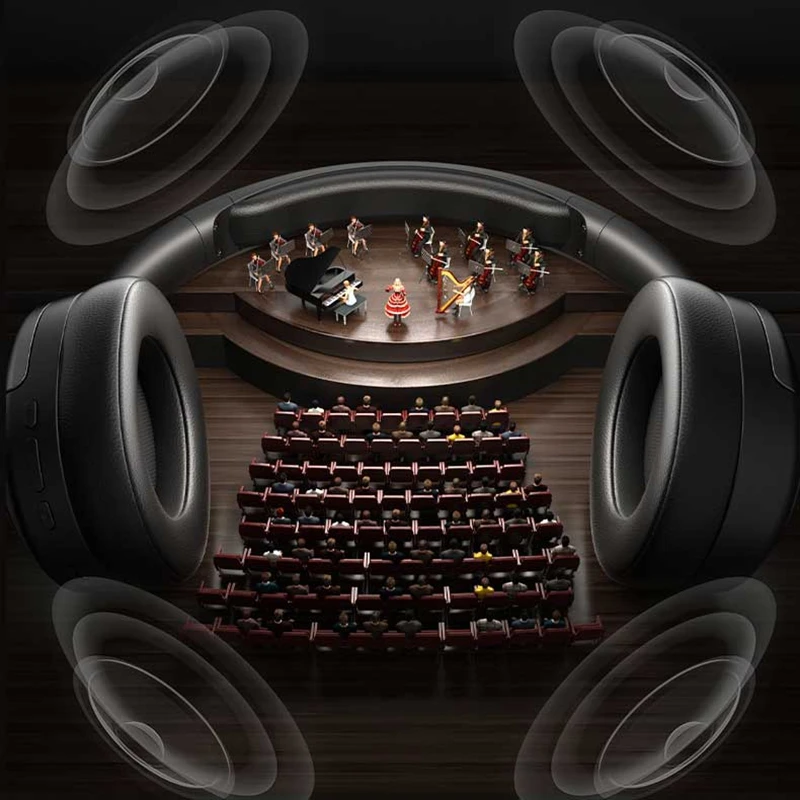 سماعات رأس لاسلكية من Xiaomi مزودة بتقنية البلوتوث 5.3 سماعة أذن أصلية ستيريو HIFI سماعات أذن للعبة مع ميكروفون لهاتف آيفون وسامسونج