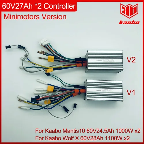 Mantis10 Wolf X 60V27A Kompakte Controller 60V 27Ah * 2 Minimotors Version für Kaabo Mantis 10 zoll Wolf X dual Elektrische Roller