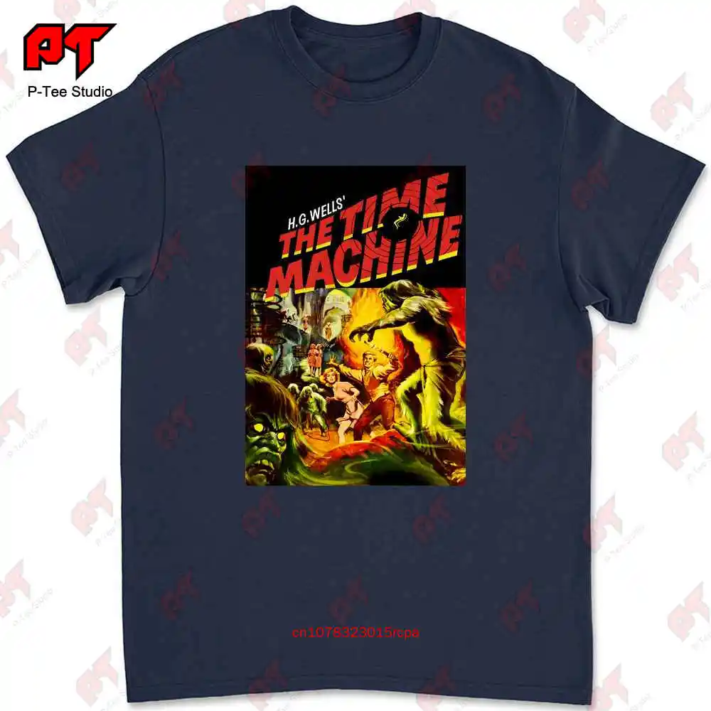 The Time Machine Hg Wells 1960 Bluray Dvd T-shirt J58X