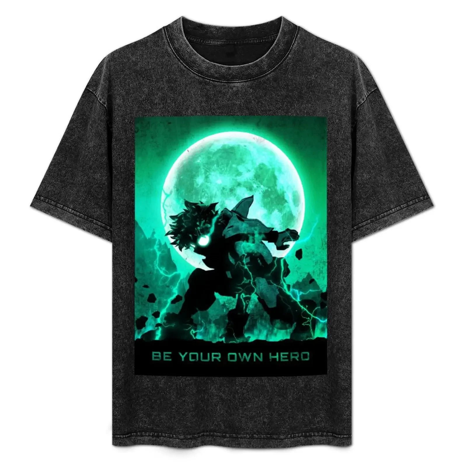 Футболка Deku Midoriya Be Your Own Hero, незаменимая футболка, мужские футболки Fruit of the Loom, мужские футболки