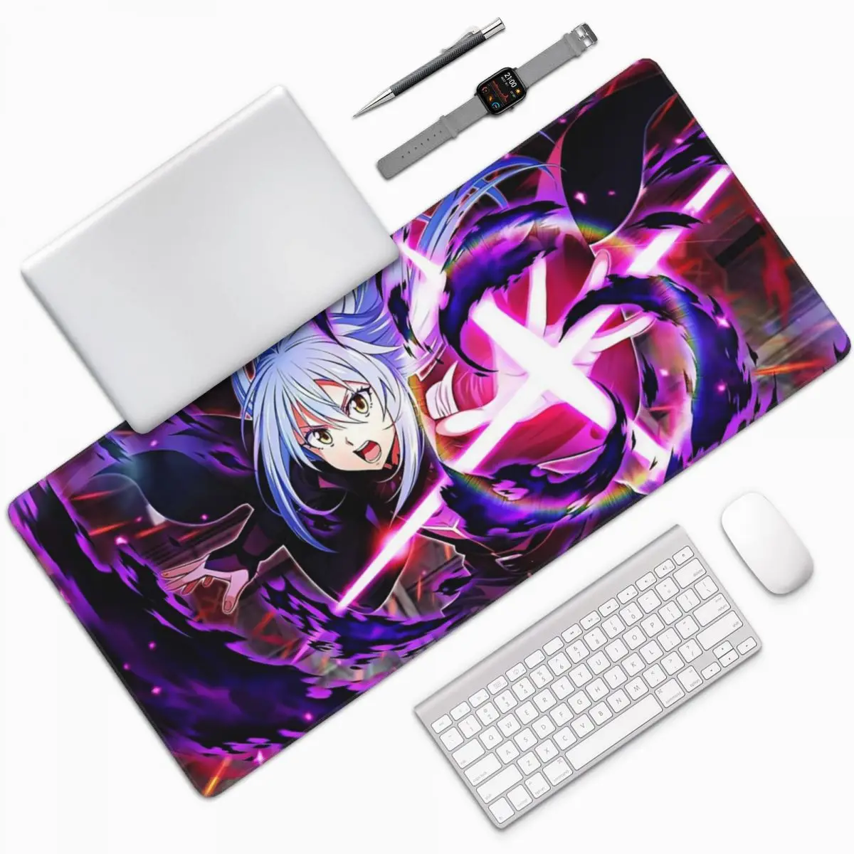 That Time I Got Reincarnated As A Slime Anime Large Mouse Pad Computer Keyboard Mouse Mat PC Laptop Desk Mat Office Table Mats