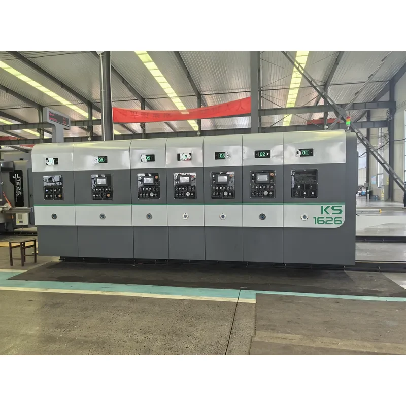KSPACK ZLK-2000 New Full Automatic for Printer Corrugated Cardboard Box Slotter Die Cutter Pizza Fruit Box Machine 180-220