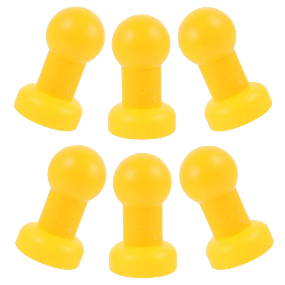 

6pcs Pole Caps Set Plastic Replacement Parts For Trampoline Enclosure Covers Stability Protection Trampoline Accessories