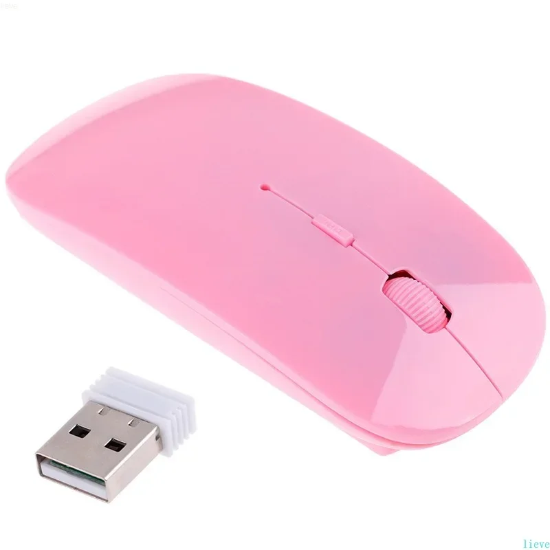 

Wireless Mouse 1600 DPI USB Optical Computer Mouse 2.4G Receiver Ultra-thin Mice