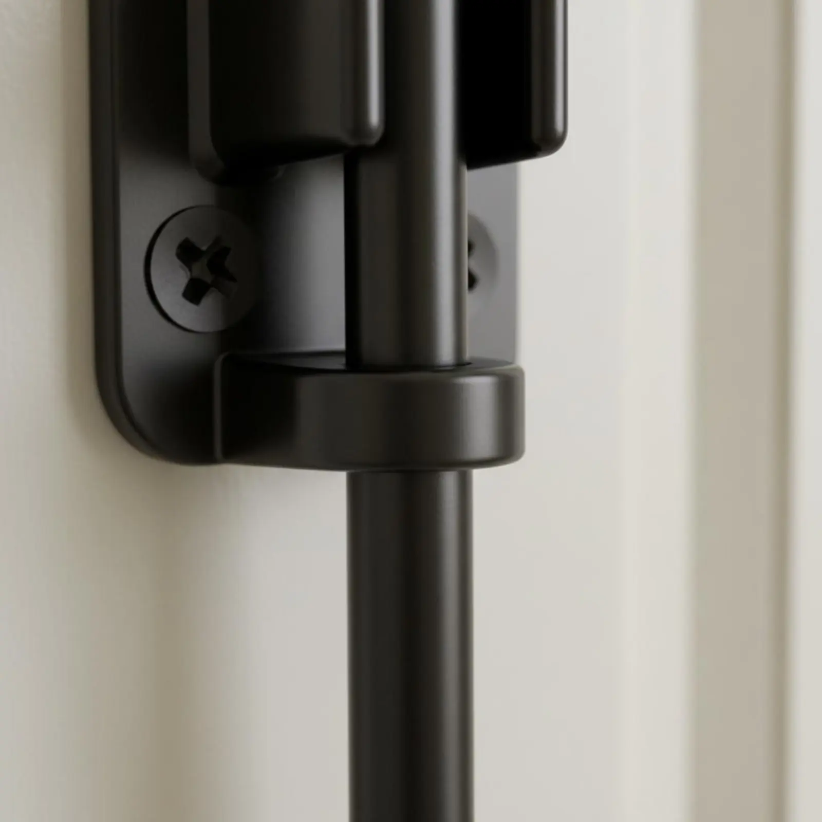 

Black Sliding Door Latch Easy to Install Sliding Bolt Gate Latch Hardware for Cabinet