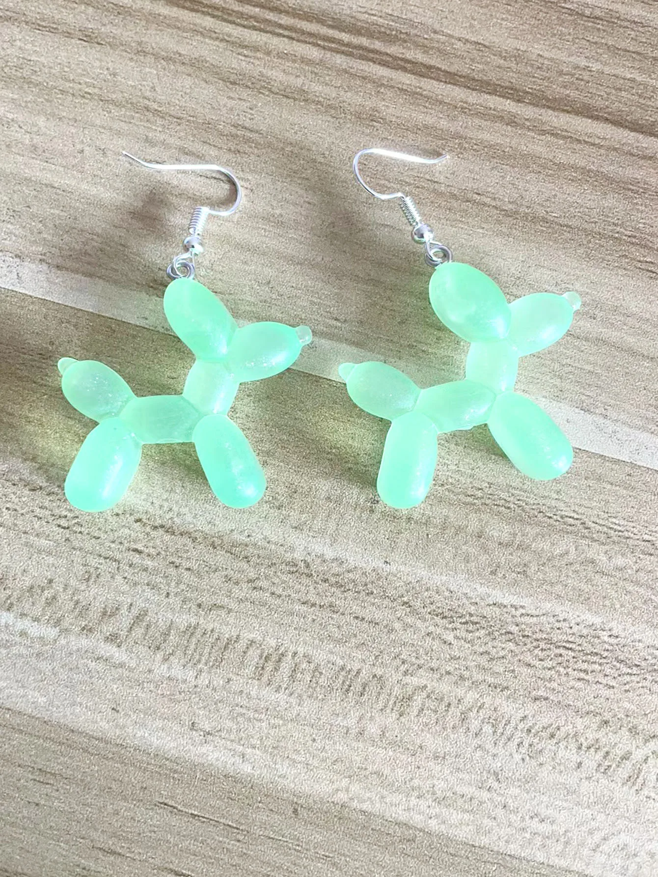 mm Earring For Women Chidren Resin Handmade Simulation Luminous Bubble Dog Drop Earrings Funny Gift