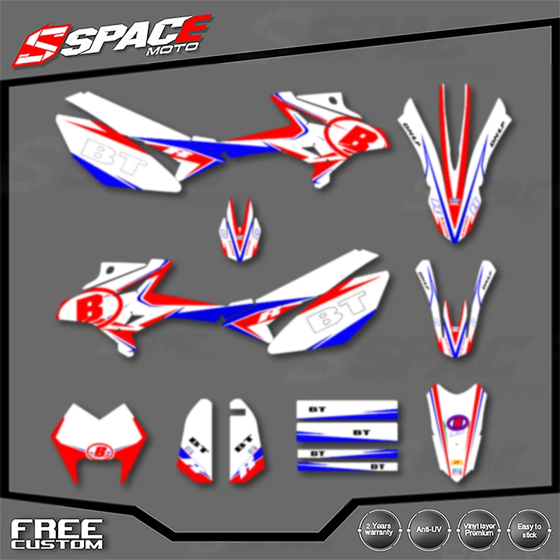 

SPACE Custom Motorcycle Graphics Background Decal for Beta RR 50 2011 2012 2013 2014 2015-2020 Enduro Stickers Kits 01