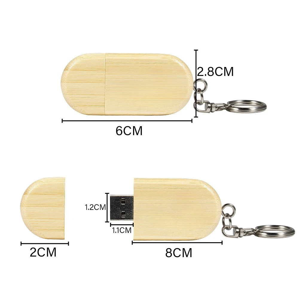 패션 메이플 USB 나무 펜 드라이브 키체인 포함 USB 플래시 드라이브 64GB 32GB 16GB USB 스틱 2.0 웨딩 크리에이티브 선물 메모리 스틱