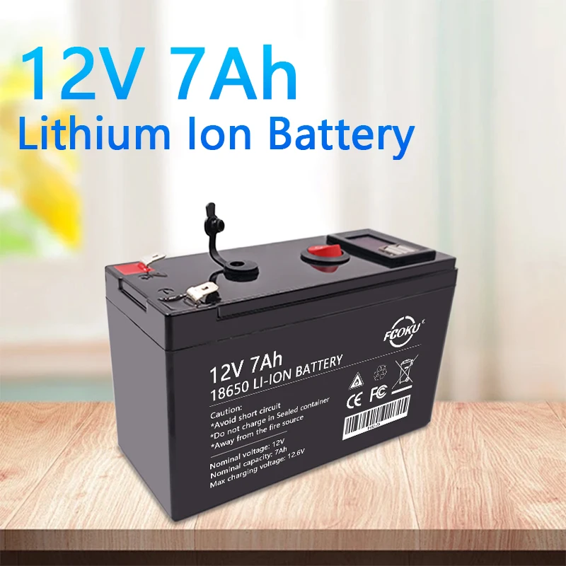 12V 7000mAh 18650 Lithium-Ion Rechargeable Battery Pack . For Lt Can Be Used For Children's Car Toys Emergency Lamp