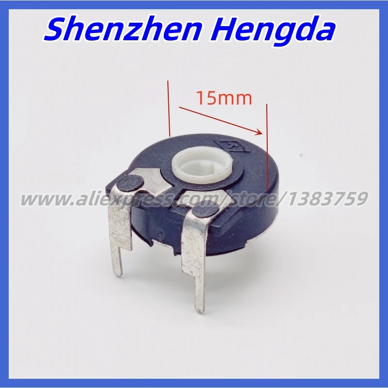 5Pcs Variable Resistor PT15 470K B474 Horizontal Elliptical Hole Adjustable Potentiometer
