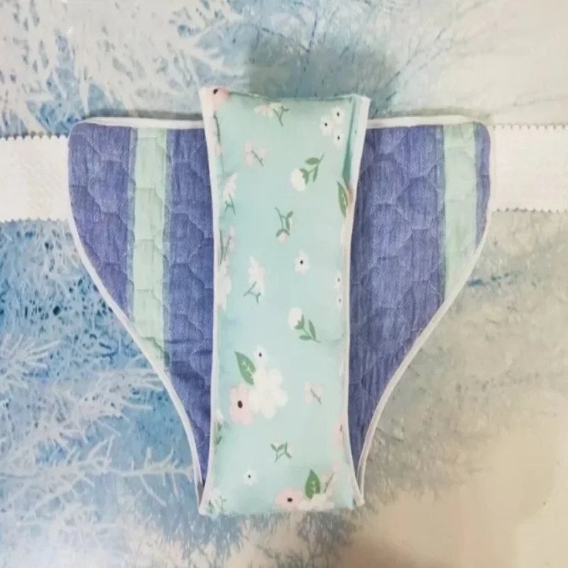 

Man's Floral Panties Cotton Blended Size Big And Puffy Elastic Waist T Briefs Fetish BF Private Party Nightclub Sexy Costumes