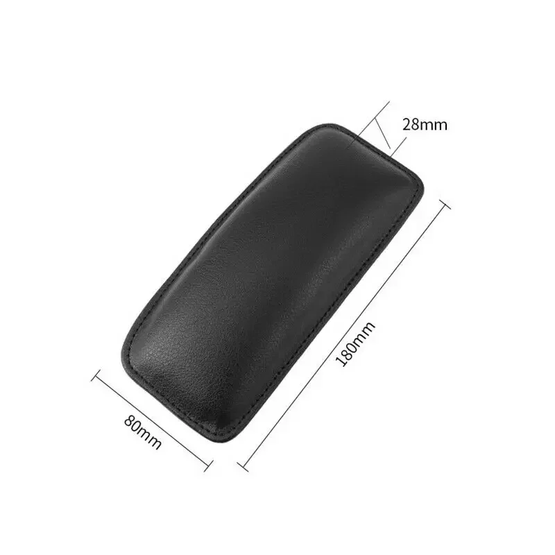 1Pcs Universal Car Leather Leg Cushion Knee Pad Pillow Thigh Support Seat Door Armrest Leg Pad For Bmw Car Interior Decoration N
