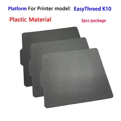 Easythreed K10 3d 프린터 플라스틱 소재용 3pcs 플랫폼