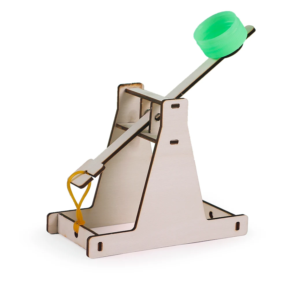 DIY Holz Katapult Modell Kit Pädagogische Wissenschaft Montage Bausteine kinder Puzzle Spielzeug Physik Experiment Spiele – Detail 6