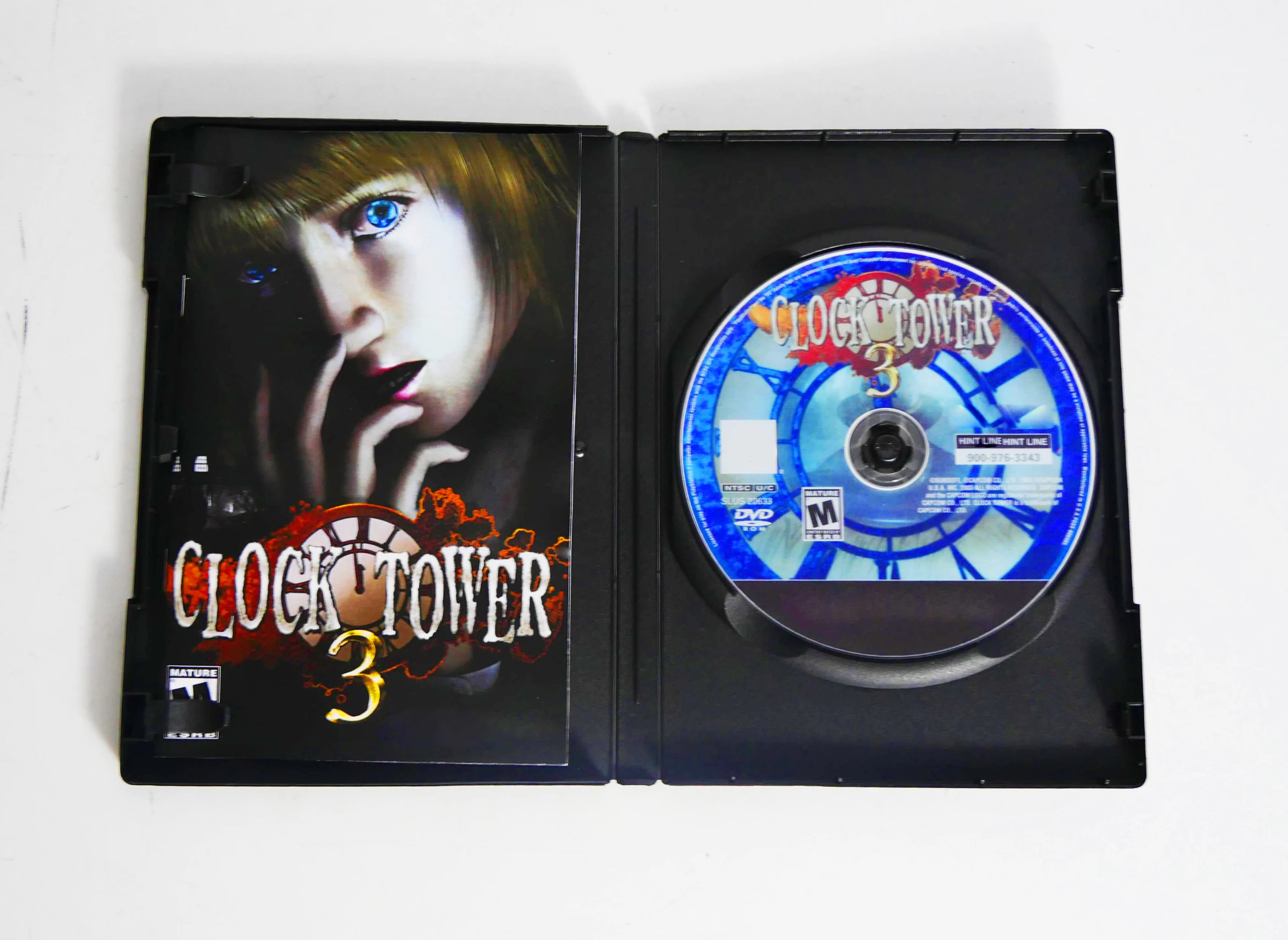 ps2-クロックタワー3-マニュアルコピー対応ディスクゲーム-ブラックボトム-アンロックコンソール-ステーション2-レトロ光学ドライバー-ビデオゲームパーツ