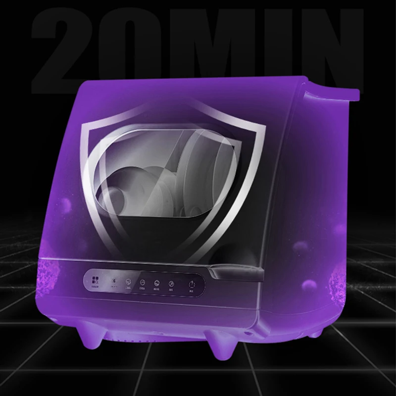 Lavastoviglie da tavolo Mini lavastoviglie portatili intelligenti da banco automatico in acciaio inossidabile per la casa