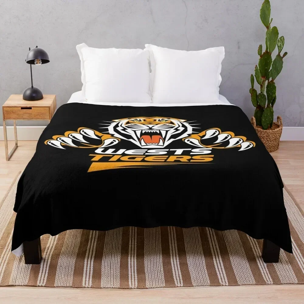 

New-Wests-Tigers-01-Icon Throw Blanket Thin Soft Blanket for Summer Night Sleeping