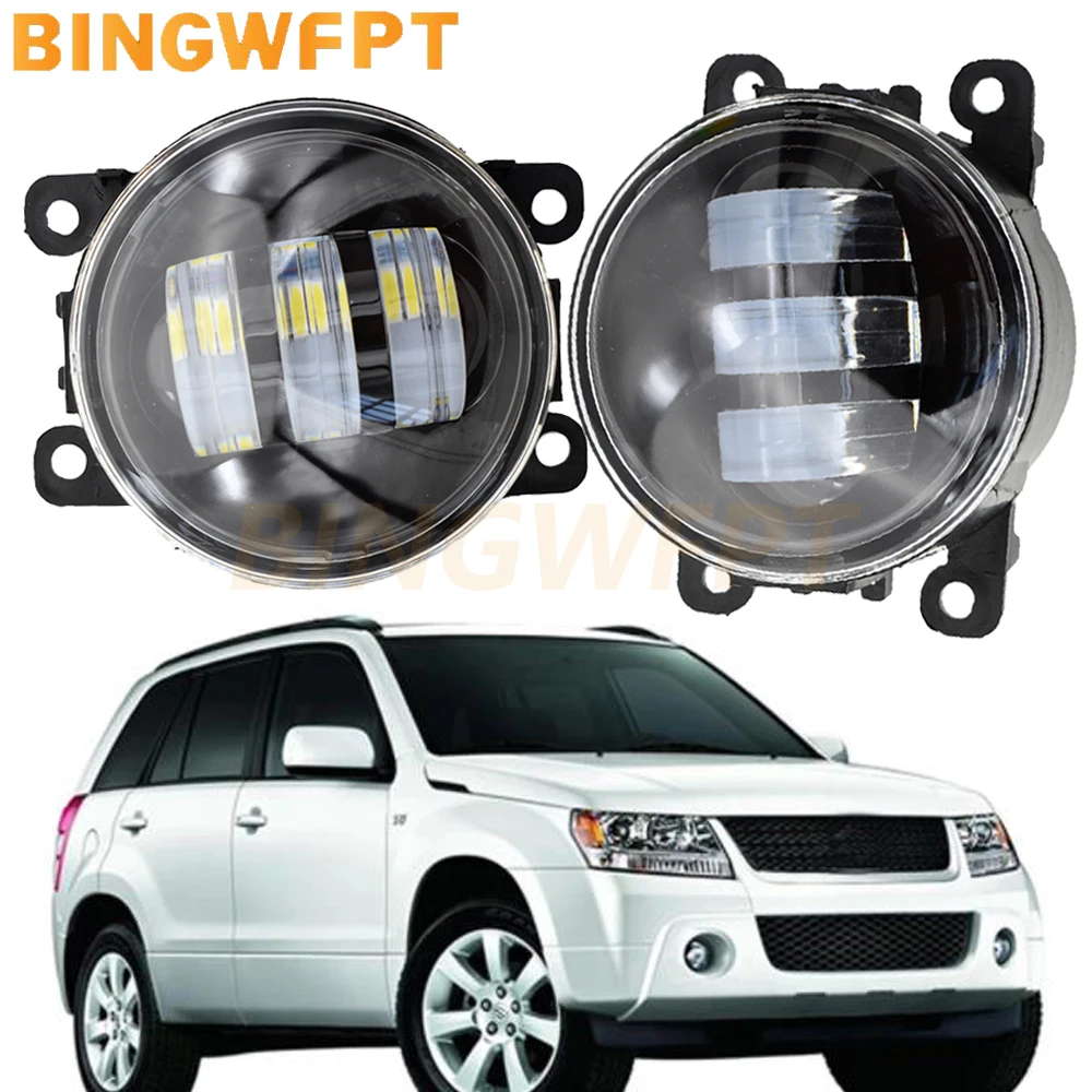 

Car Front fog lamps LED Fog Lights Fog Lamp Headlight Daytime running lights For Suzuki Grand Vitara 2 II JT 2005-2015 headlight