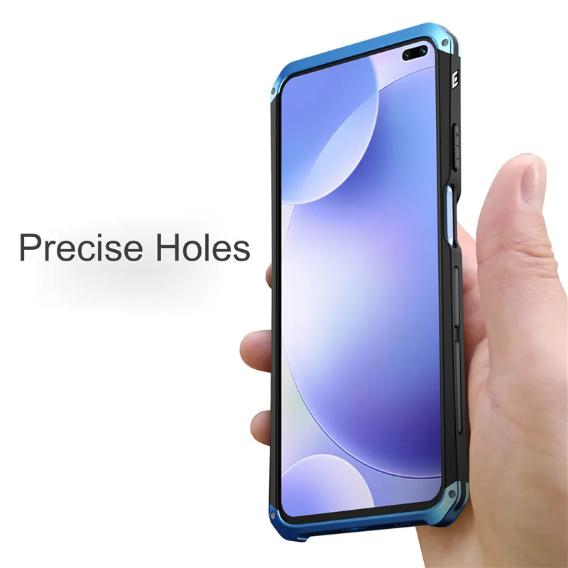 Luxury Shockproof Element Metal Phone Cases For Xiaomi K50 K30 K40 Pro Plus Hard Aluminium Hybrid Pc Cover For Redmi K40s Case