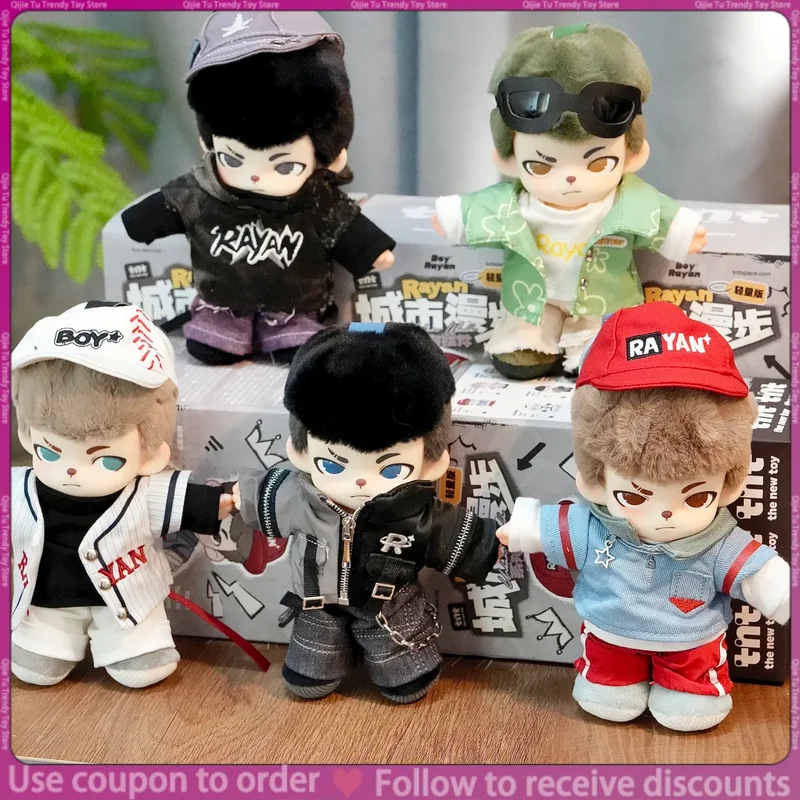 

Genuine In Stock Tnt Rayan Boy City Walk Series Vinyl Plush Blind Box Pendant Bag Charm Decor Doll Adult Collection Cute Gifts