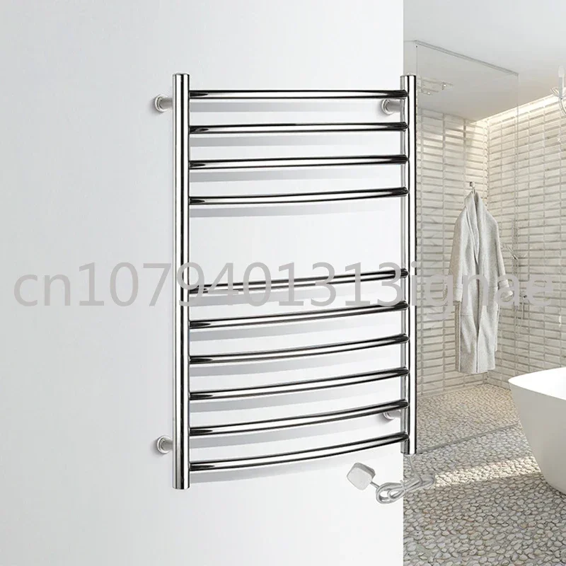 Electric Towel Rack 304 Stainless Steel 45°C Constant Temperature 5min Heated Towel Rail  Towel Warmer 520*750*125mm 110V/220V