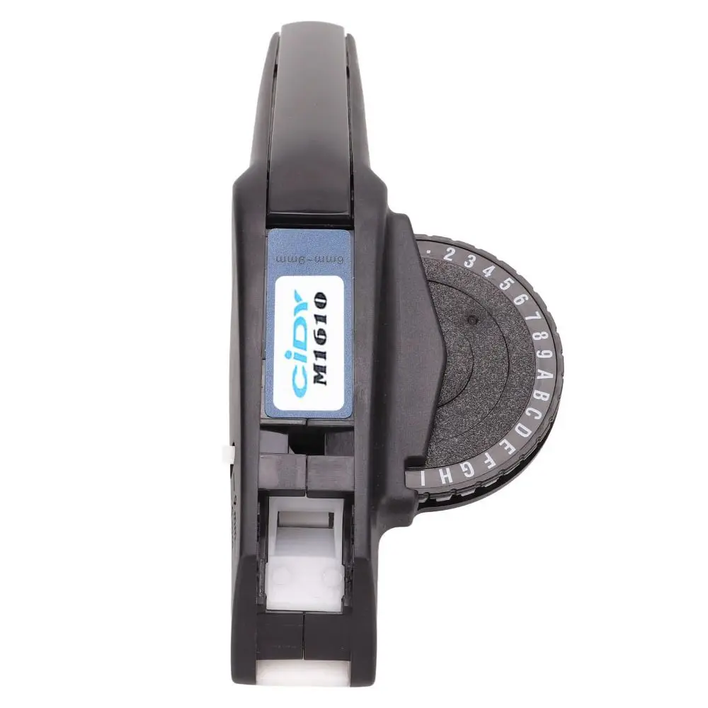 Plastic Embossing Label Maker Manual Raised Lettering Raised Label Maker Black Portable Handheld Handheld Label Printer