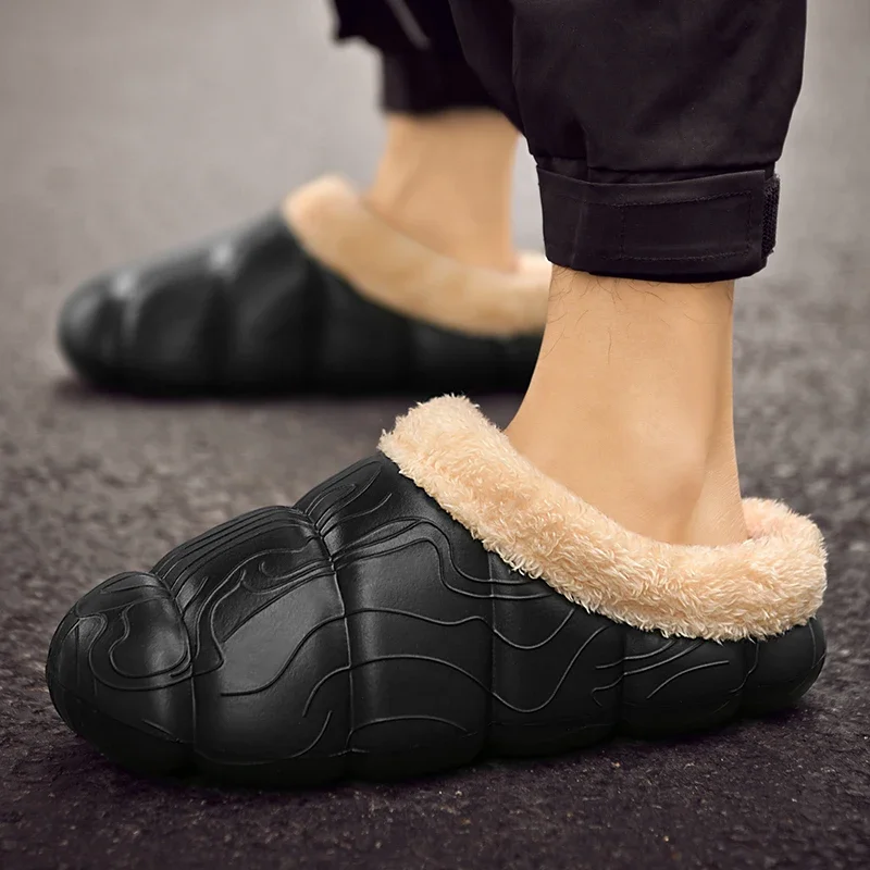 New Arrivals Unisex Caterpillar Ye Slides Slip On Warmth Cotton Slippers Lightweight Cotton Shoes For Men Women Plus Size 35-46