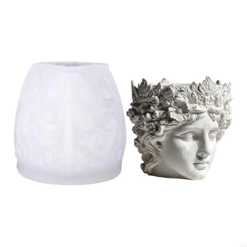 

ШНУР Гибкая силиконовая форма для венок для лица, органайзер для литья смолы, органайзер для ювелирных изделий и горшки для для