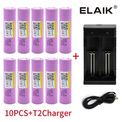 ICR18650 2600mAh New Original 3.7V For Samsung 18650 26F Batteries Rechargeable Li-ion Battery For Flashlight use,with charger