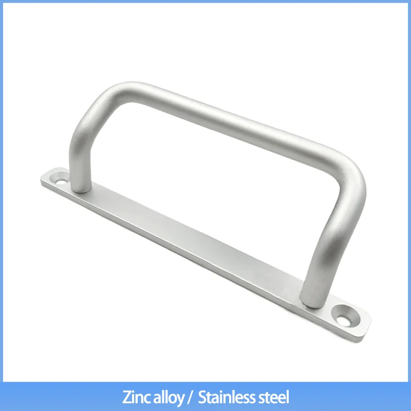 Aluminum Alloy or Stainless steel Handle with Pad for Industrial Equipment Machinery Corner Bracket Double Bend Handle