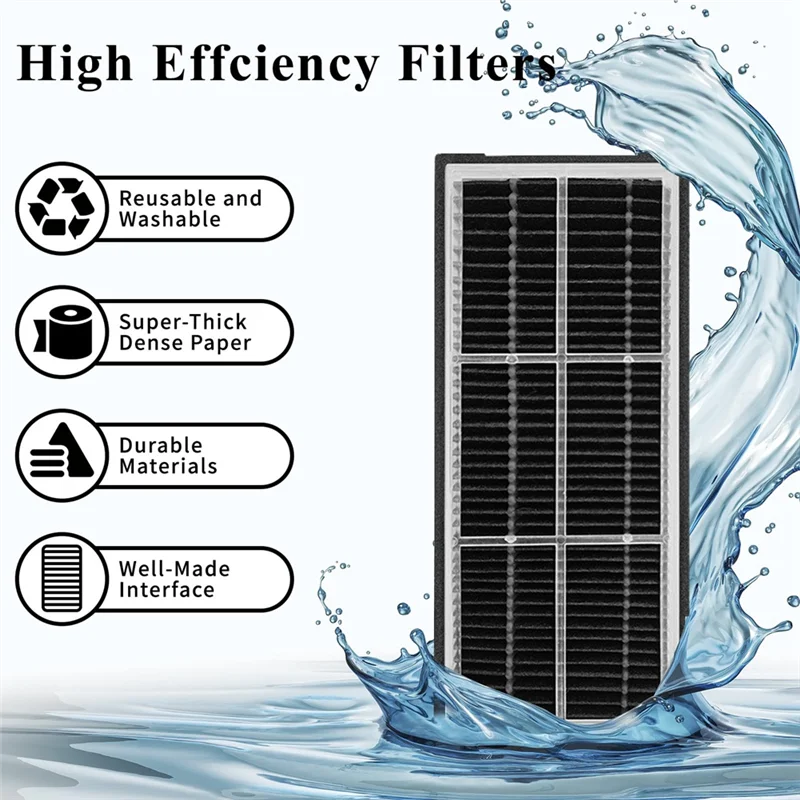 1 Juego de accesorios de repuesto para Roborock S7 Maxv Ultra /S7 Pro Ultra V /G10S PRO, cepillos laterales principales, filtros de fregona, bolsas de polvo