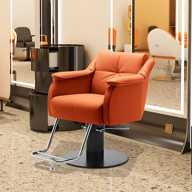 

Swivel Luxury Salon Chair Makeup Barbershop Professional Hairdressing Barber Chair Beauty Silla De Barbero Commercial Furniture