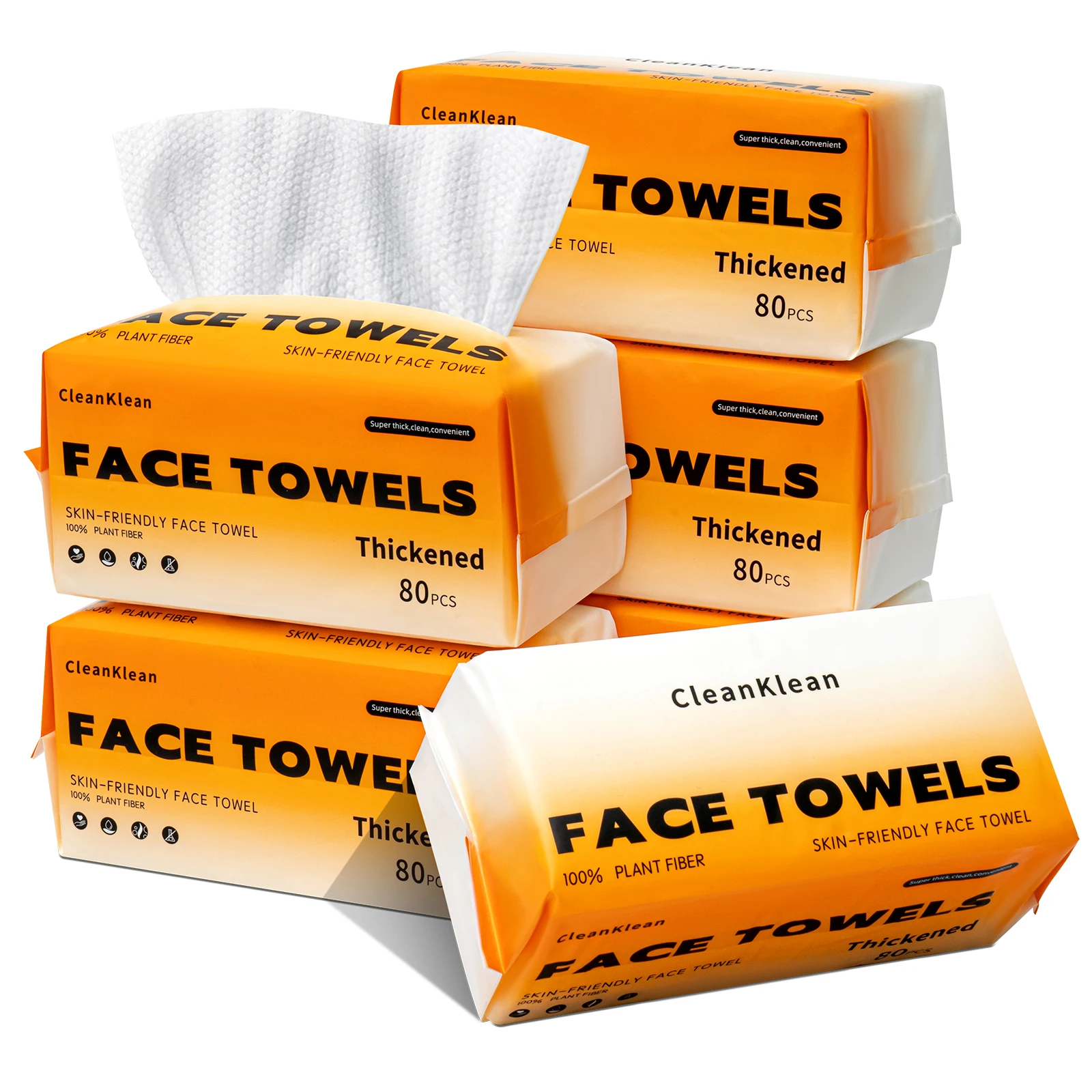 

480 шт. очень большие полотенца для лица 7,9 "x 7,9" мягкие впитывающие одноразовые полотенца толстые полотенца для рук для влажной и сухой чувствительной кожи