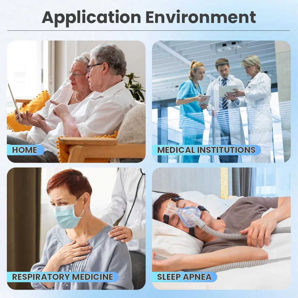 Portable Auto CPAP Machine for Home Use Electric Sleep Apnea Breathing Monitor APAP Ventilator for Better Sleeping - Image 6